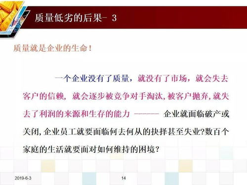 車間管理人員看過來 一線員工品質意識培訓，動動小手全部拿走
